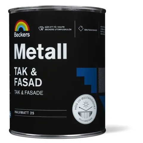 Beckers Metall Tak&Fasad Täckfärg Säker betalning